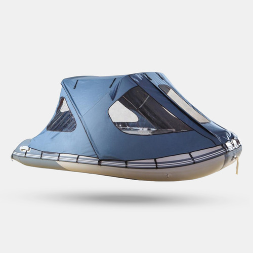 Тент ходовой с каркасом для лодок Gladiator E380PRO цифровой камуфляж серии AIR PRO (E)
