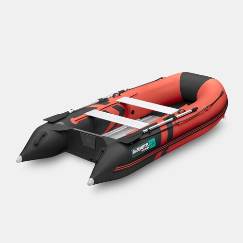 Надувная лодка GLADIATOR B330AL красно-черный