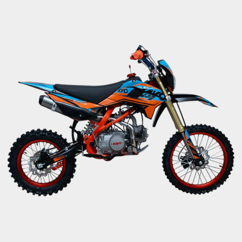 Питбайк KAYO EVOLUTION K125EM 17/14 KRZ (механ. сцепл., эл. стартер 2024 г)