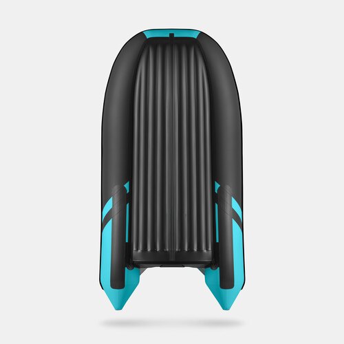 Надувная лодка GLADIATOR E350S черно-бирюзовый