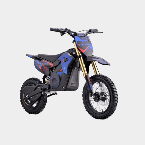 Питбайк электрический Gladiator E4 blue (36V1000W, 12/10)