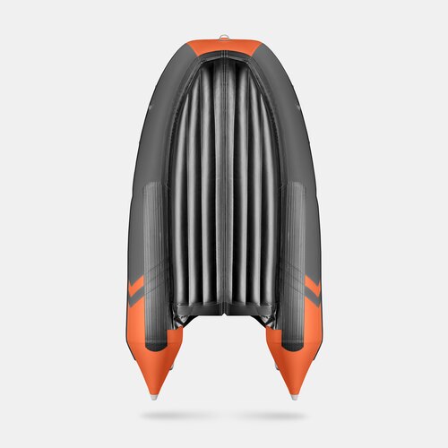 Надувная лодка GLADIATOR E330PRO оранжево-темносерый
