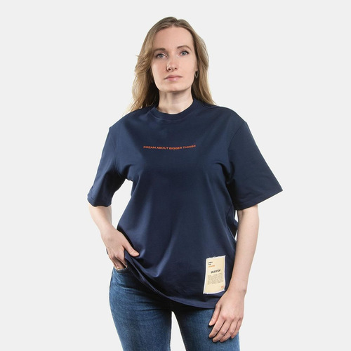 Футболка синяя Gladiator “Unroll the adventure” (S-M)