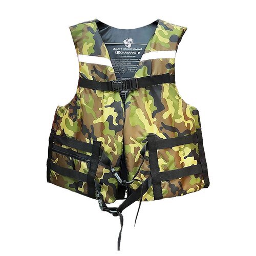 Жилет спасательный ЛОДКАМАРКЕТ 70-90 кг XL кам