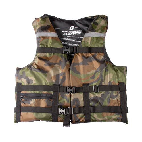 Жилет спасательный GLADIATOR 110-130 кг XXXL кам
