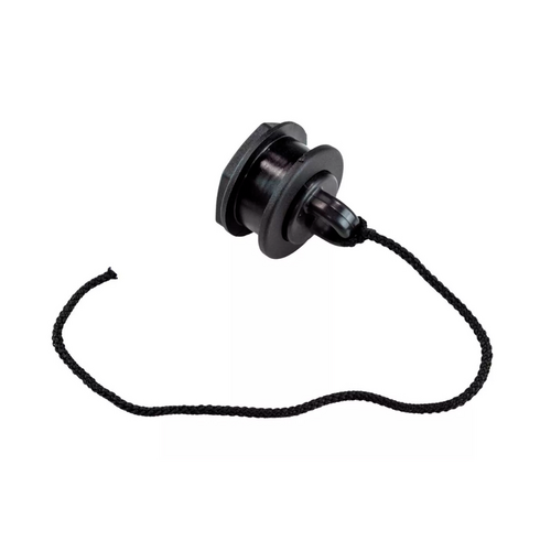 Сливной клапан с пробкой 24 мм Чёрный