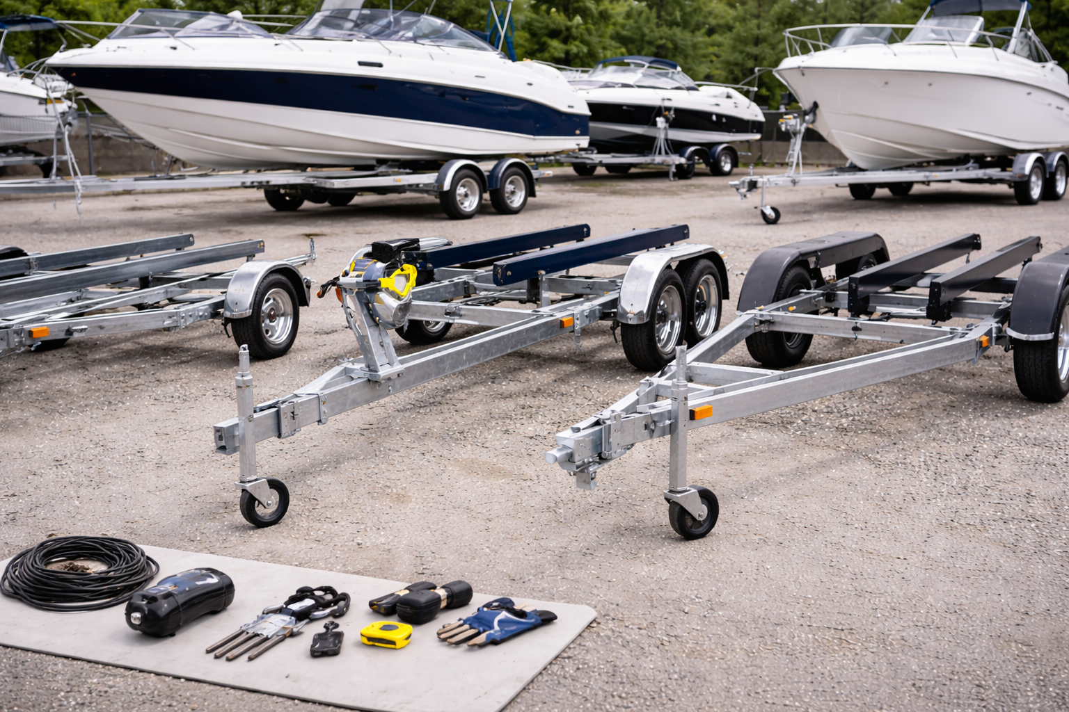 Как выбрать прицеп для лодки с мотором